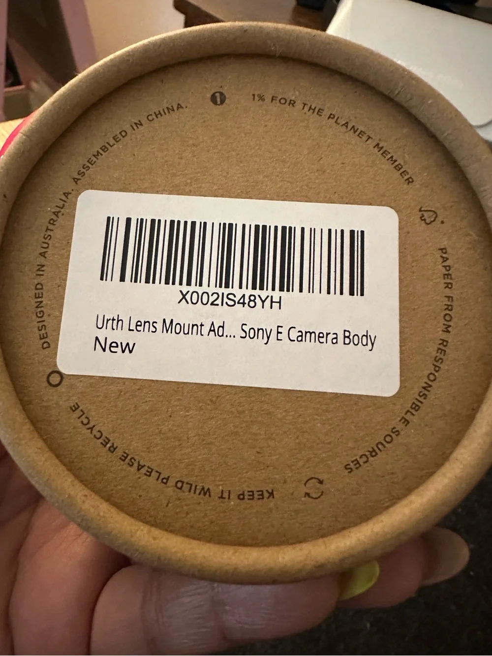 URTH Canon Lens Adapter for Sony Mirrorless Cameras EF-E